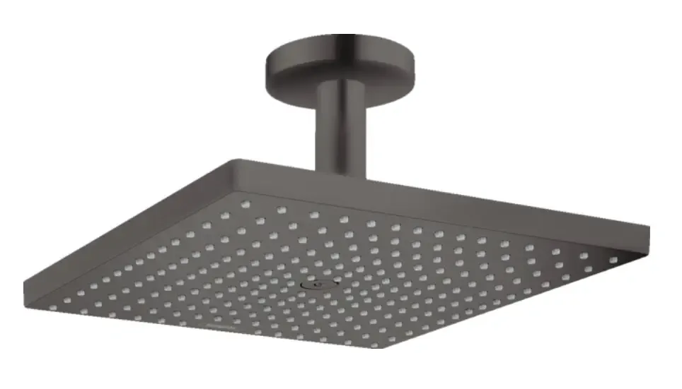 Hansgrohe Raindance E hoofddouche 30cm met plafondarm zwart chroom geborsteld Direct Verzonden