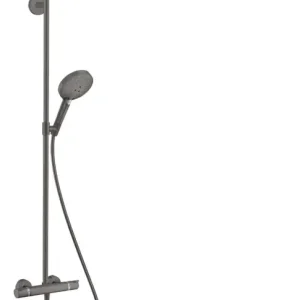Hansgrohe Raindance Select S opbouw regendouche met 24cm hoofddouche zwart chroom geborsteld Aanbieding