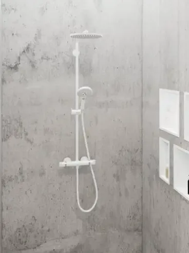 Hansgrohe Raindance Select S opbouw regendouche met 24cm hoofddouche wit mat Finale Uitverkoop