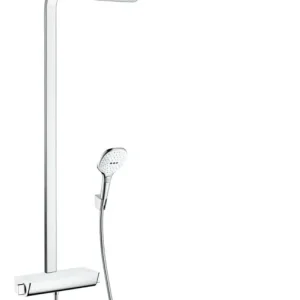 Hansgrohe Raindance E opbouw regendouche waterbesparend met planchet chroom/wit Express Levering