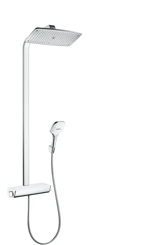 Hansgrohe Raindance E opbouw regendouche waterbesparend met planchet chroom/wit Express Levering