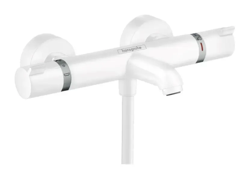 Beste Prijs Hansgrohe Ecostat badthermostaat opbouw wit mat