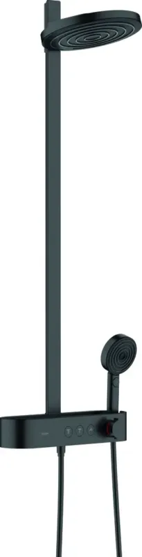 Hansgrohe Pulsify S opbouw regendouche met 2 standen hoofddouche zwart mat Weekendaanbieding