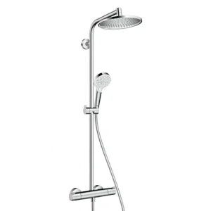 Direct Verzonden Hansgrohe Crometta S opbouw regendouche waterbesparend met thermostaat chroom