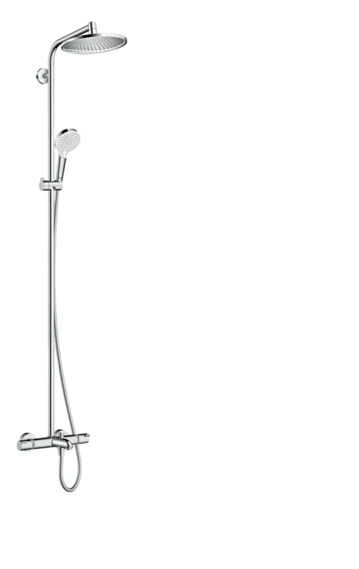 Hansgrohe Crometta S opbouw regendouche met badthermostaat chroom Snelle Levering