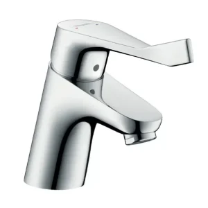Hansgrohe Focus wastafelkraan waterbesparend met verlengde greep chroom Gecertificeerd