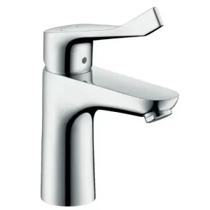 Hansgrohe Focus wastafelkraan waterbesparend met verlengde greep chroom Seizoensaanbieding