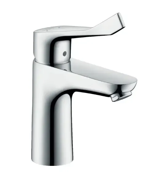 Hansgrohe Focus wastafelkraan waterbesparend met verlengde greep chroom Seizoensaanbieding