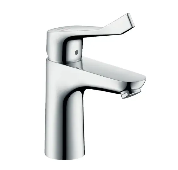 Nieuw Hansgrohe Focus CoolStart wastafelkraan waterbesparend met verlengde greep chroom