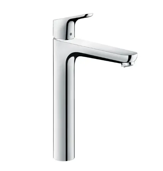 Speciale Aanbieding Hansgrohe Focus verhoogde wastafelkraan waterbesparend met pop-up waste chroom