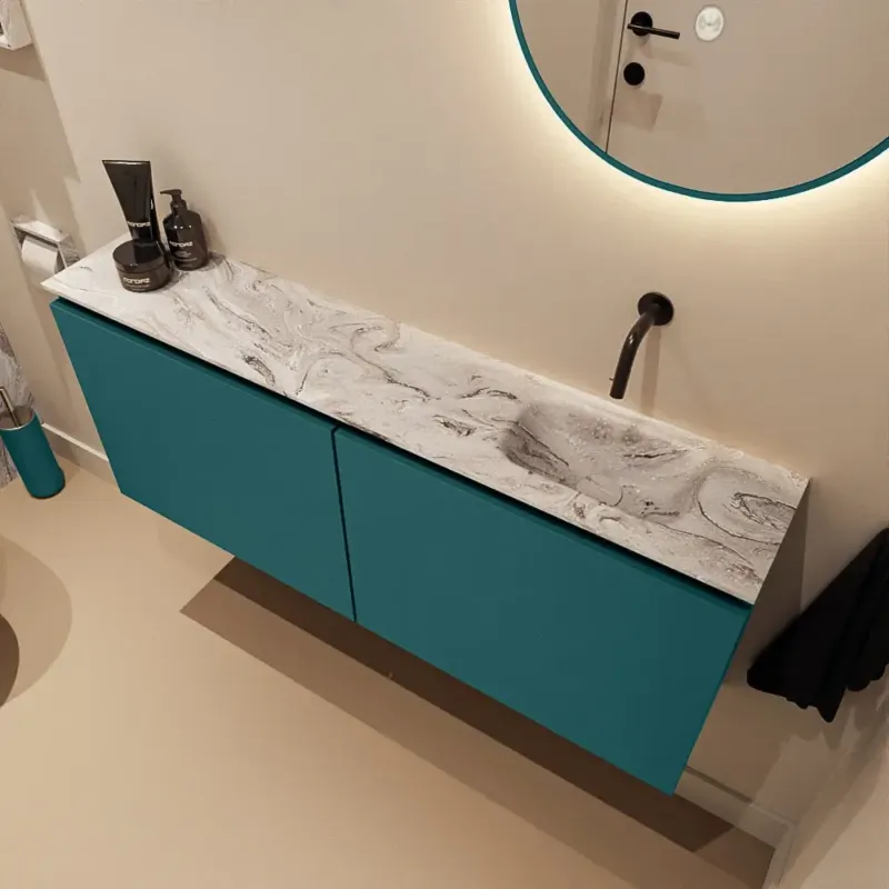 Veilige Betaling Mondiaz Ture DLux toiletmeubel 120cm smag met wastafel glace rechts zonder kraangat