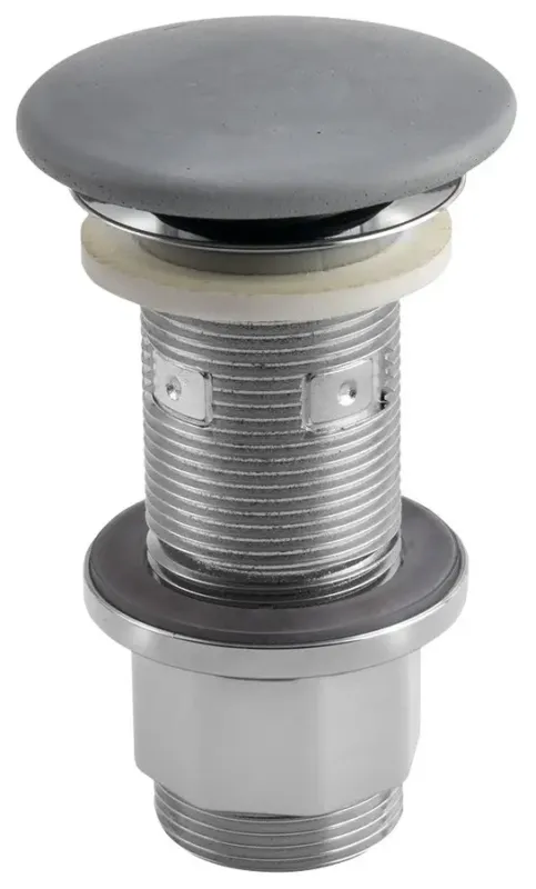Sapho Concrete afvoerplug met clicksysteem beton grijs Direct Verzonden