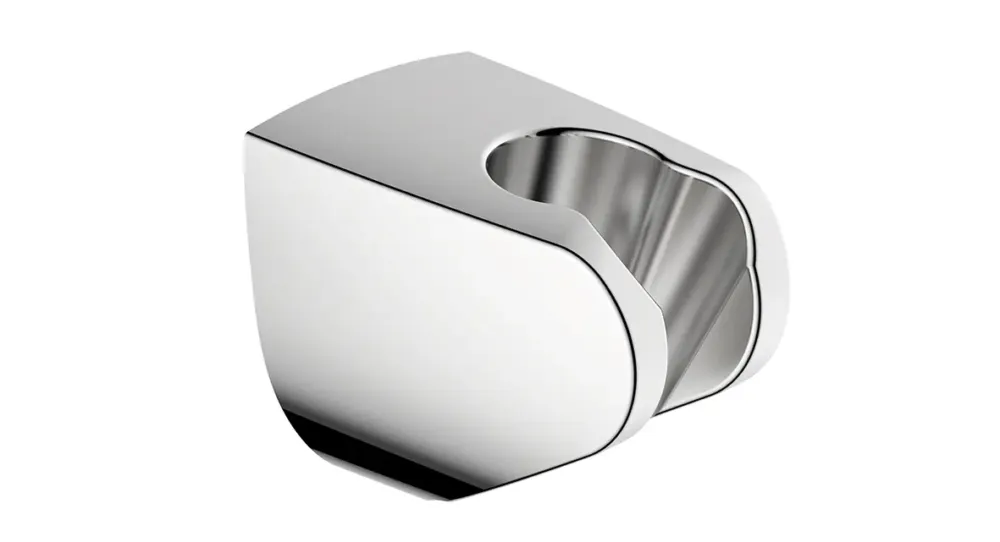 Mueller Round kunststof handdouchehouder wand chroom Premium