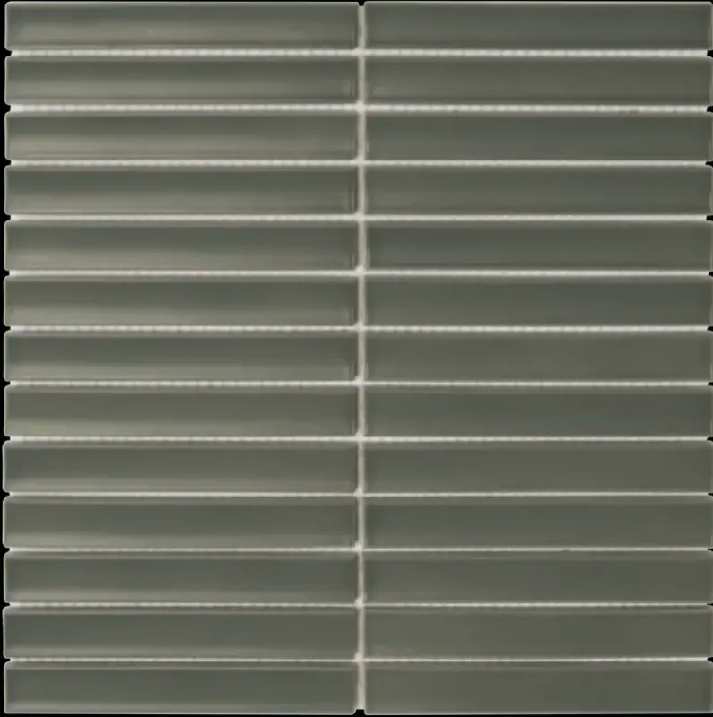 Alleen Vandaag The Mosaic Factory Sevilla smalle vinger 2cm mozaïek tegels 30x30 army green