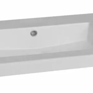 Lambini Designs Varese wastafel keramiek 60cm zonder kraangat wit glans Direct Beschikbaar