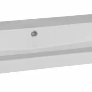 Lambini Designs Varese wastafel keramiek 80cm zonder kraangat wit glans Merkproduct
