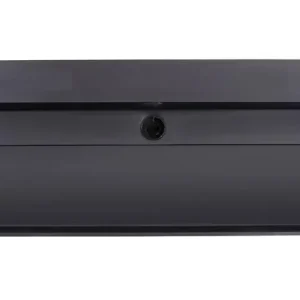Finale Uitverkoop Lambini Designs Arona wastafel quartz 120cm enkel zonder kraangat zwart mat