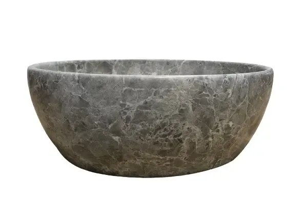 Uitverkoop Lambini Designs Colorno waskom marmer 41cm tundra grey