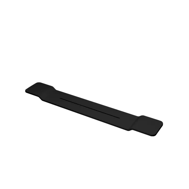 Flitsaanbieding Best Design Hinza badplank 95cm solid surface zwart mat