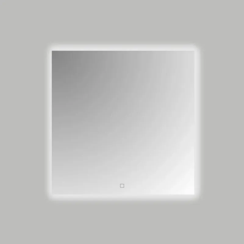 Best Design Firkant vierkante spiegel 80x80cm met LED-verlichting Seizoensaanbieding