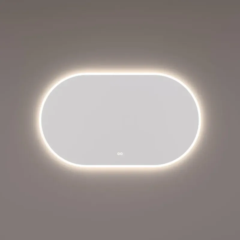 Hipp Design 13700 ovale spiegel 160x70cm met LED en spiegelverwarming Snelle Levering