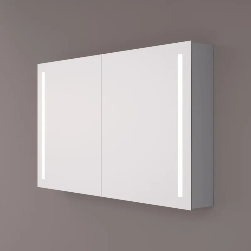Hipp Design 41000 spiegelkast met LED en spiegelverwarming 80x70x14cm Populair
