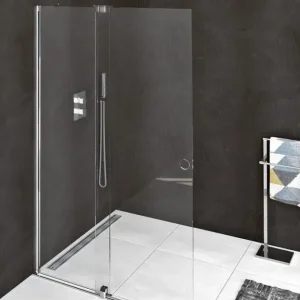 Gecertificeerd Sapho Modular douchewand 160x200cm antikalk chroom
