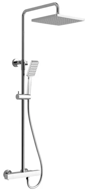 Sapho Dark thermostaat regendouche chroom Uitverkoop