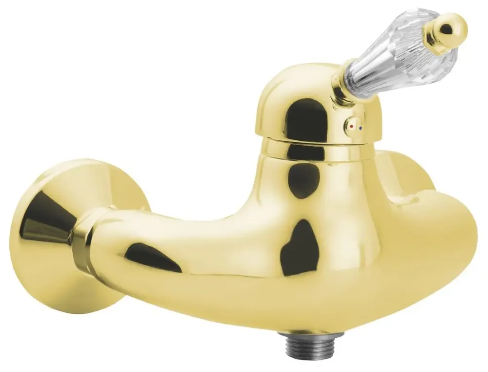 Sapho Kirké Crystal wand douchemengkraan goud Favoriet