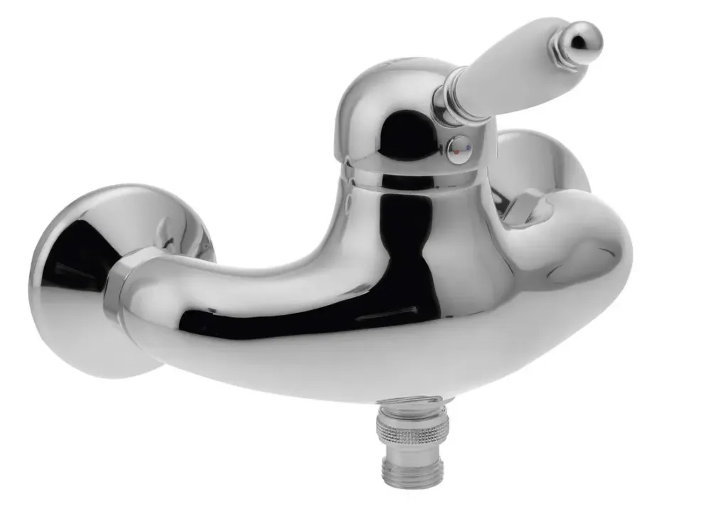 Sapho Kirké White wand douchemengkraan chroom Speciale Aanbieding