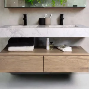 B-Stone Livinc onderkast met 2 lades 120x45cm eiken Betaalbaar