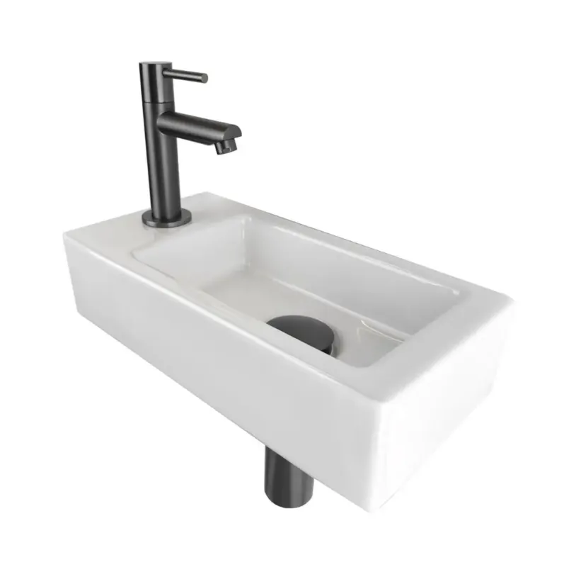 Bestel Nu Best Design Moya fonteinset links gun metal