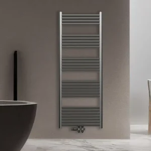 Sanigoods Base handdoek radiator 160x60cm 557 watt MO aansluiting geborsteld gunmetal Korting