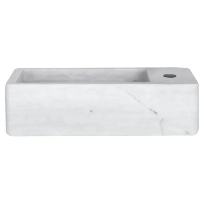 Tijdelijk Beschikbaar Differnz Hura fontein marmer 40x22cm wit
