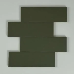 Beperkt Aanbod Tegelsample Jabo Kalma wandtegel 19x6cm groen mat