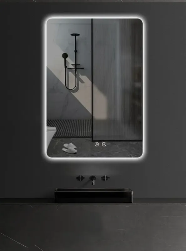 Laatste Kans Sanigoods Queen spiegel met verlichting en verwarming 60x80cm