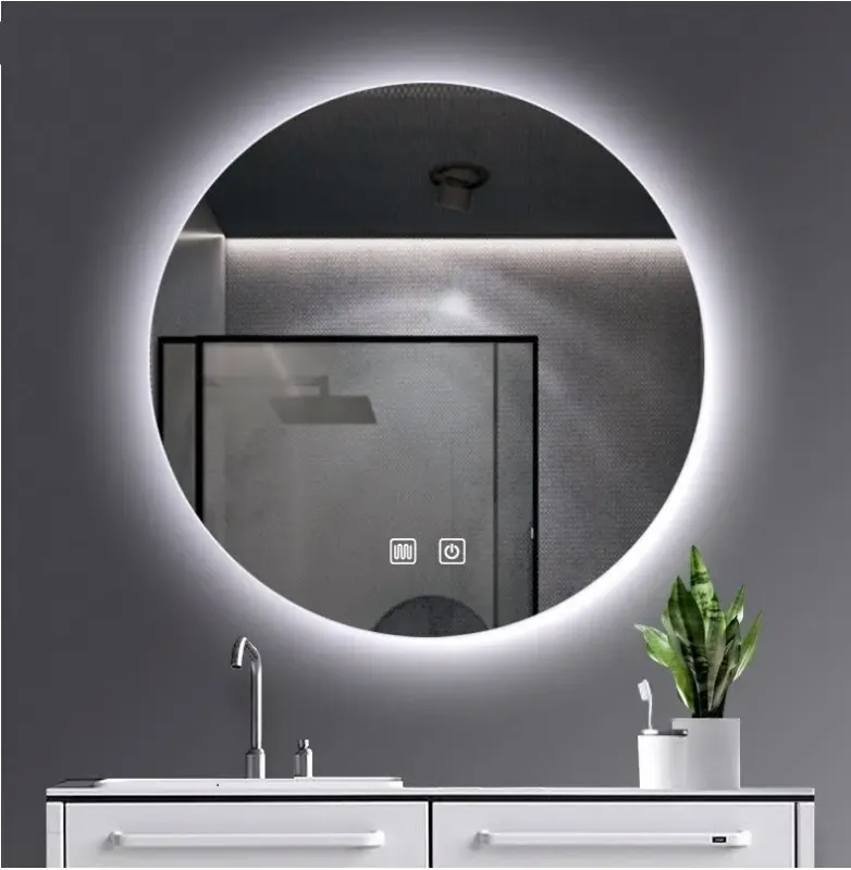 Nieuw Sanigoods Halo ronde spiegel met verlichting en verwarming 80cm