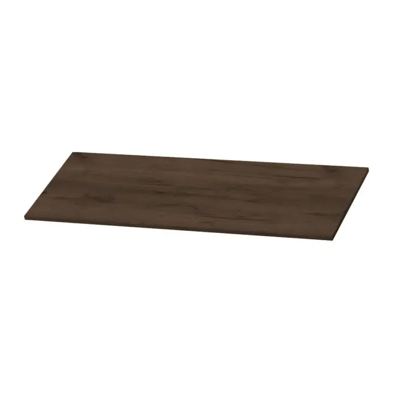 Aanbieding Fontana Rovigo badmeubel toppaneel 200x46cm kasteel bruin