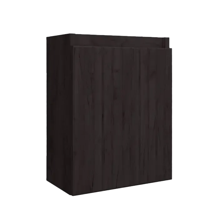 Fontana Bano toiletmeubel ribbelfront kasteel bruin greeploos 38.5x21.5cm Alleen Vandaag