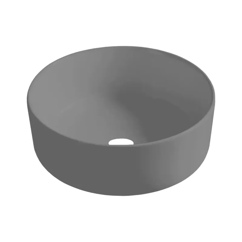 Best Design Luzz waskom 40cm keramiek grijs mat Snelle Levering