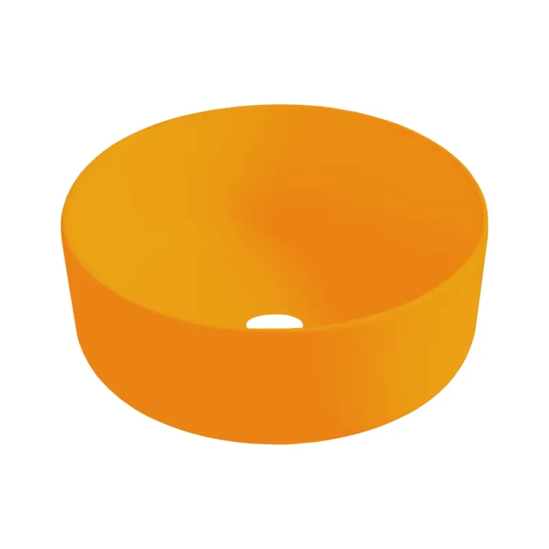 Best Design Luzz waskom 40cm keramiek oranje mat Express Levering
