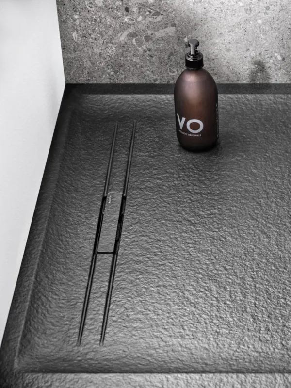 Geberit Sestra douchevloer antislip 80x80cm antraciet mat Korting