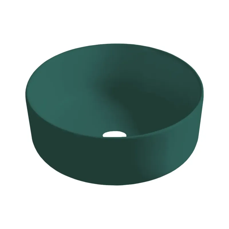Best Design Luzz waskom 40cm keramiek donkergroen mat Beste Prijs