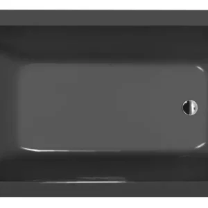 Express Levering Polysan Noemi ligbad 150x80x39cm grijs