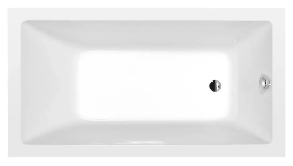 Must-Have Polysan Noemi ligbad 160x80x39cm wit glans
