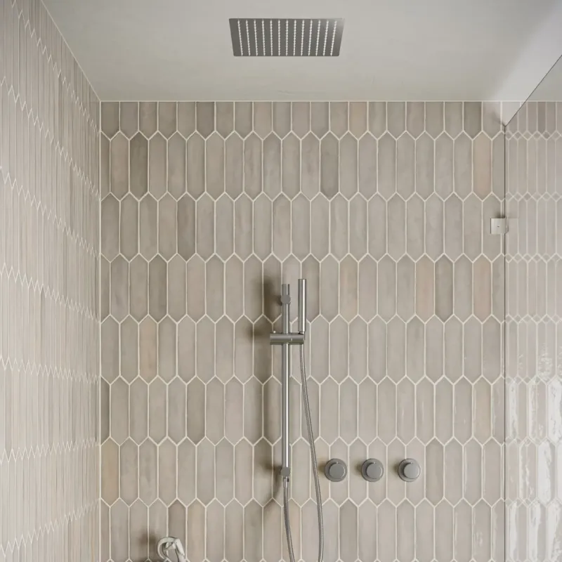 Veilige Betaling Saniclear Plus inbouw regendouche met inbouw douchekop 30x30cm, glijstang en staafhanddouche RVS