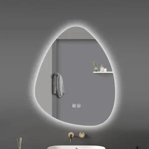 Aanbieding Sanigoods Ovo organische spiegel met verlichting en verwarming 60x100cm