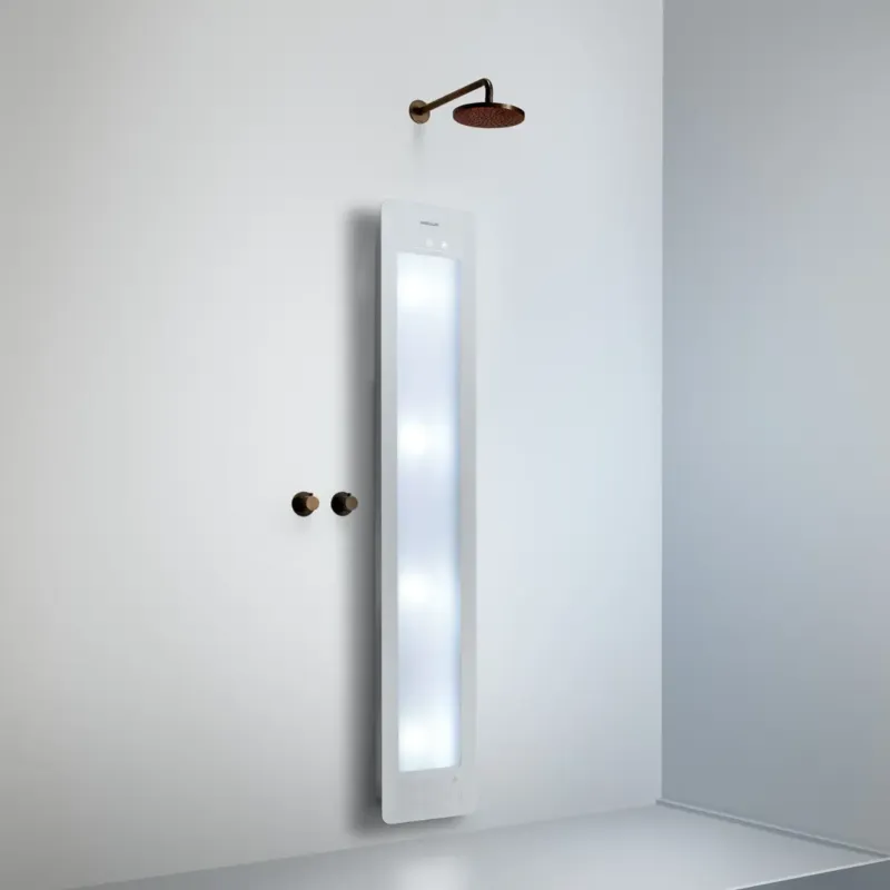 Sunshower Round Plus Large White infraroodlamp en UV 33x185x10cm opbouw Bestseller