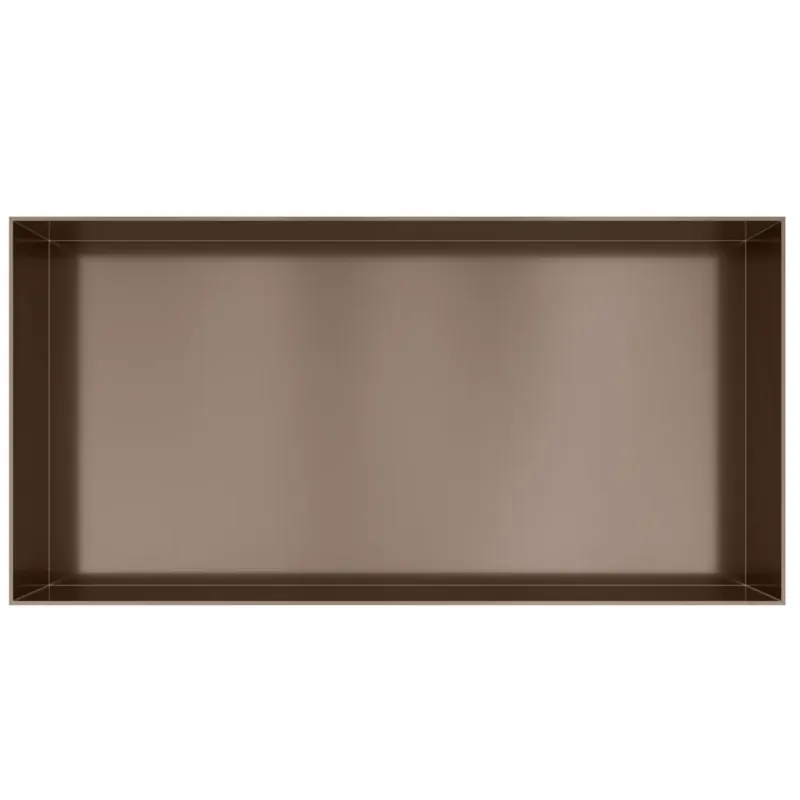 Hotbath &More frameless inbouwnis 30x60x10cm tuscan bronze Nieuw