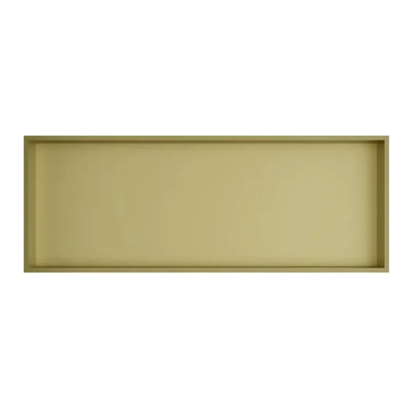 Alleen Vandaag Hotbath &More inbouwnis 30x80x10cm geborsteld messing PVD
